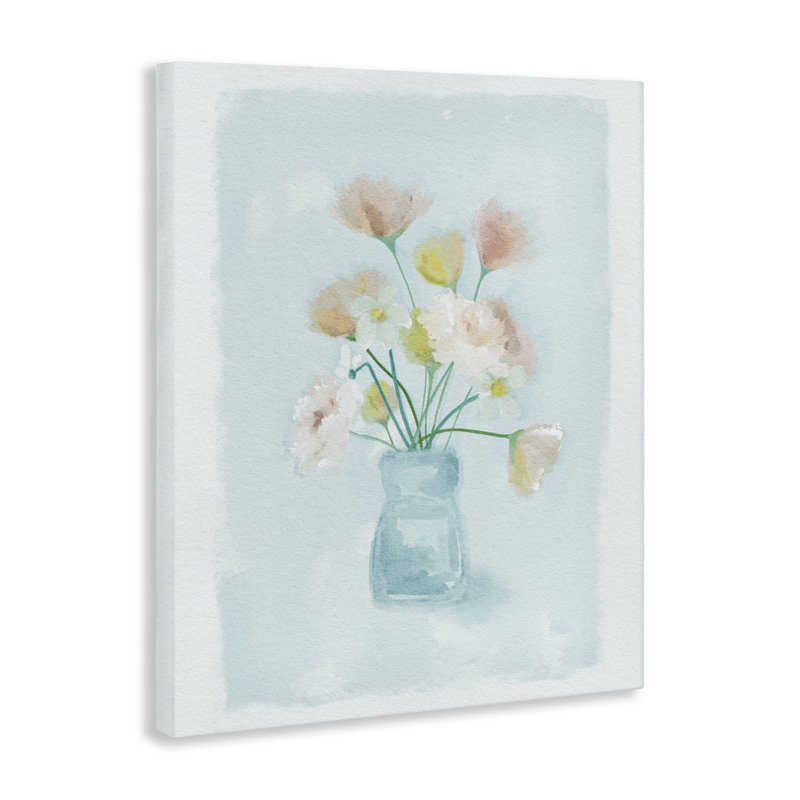 Jolies fleurs dans un vase, design par Leah Straatsma, H 30 po x l 24 po