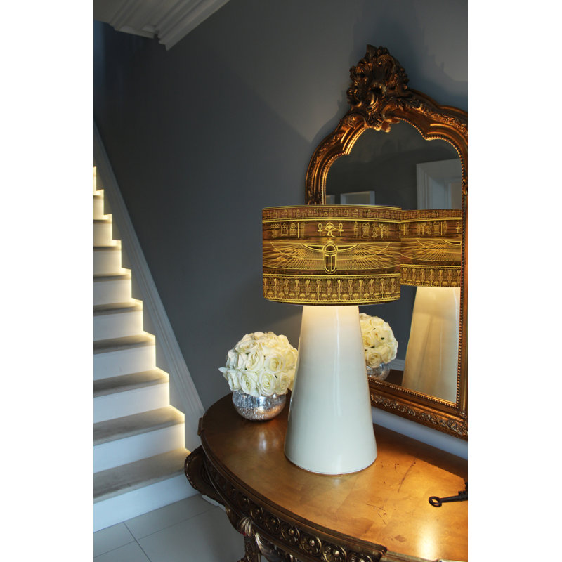 Cotton Drum Lamp Shade ( Uno ), 25cm H x 40cm W x 40cm D