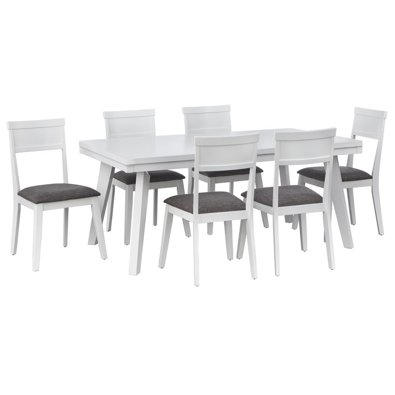 Ensemble repas pour 6 personnes Ladwig, Blanc