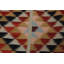 Tapis géométrique en laine rose / noir / brun 4 pi 6 po x 6 pi 6 po Madee
