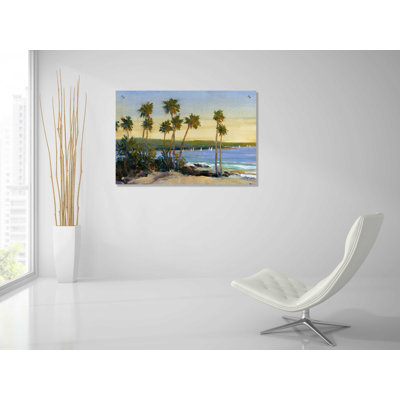 «Distant Shore II» par Tim O'Toole, art mural en verre acrylique