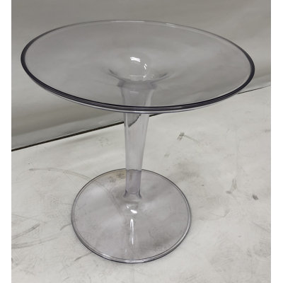 Debbye Stainless Steel Top End Table