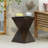 Side Table With Modern Prismatic Shape-1822727594