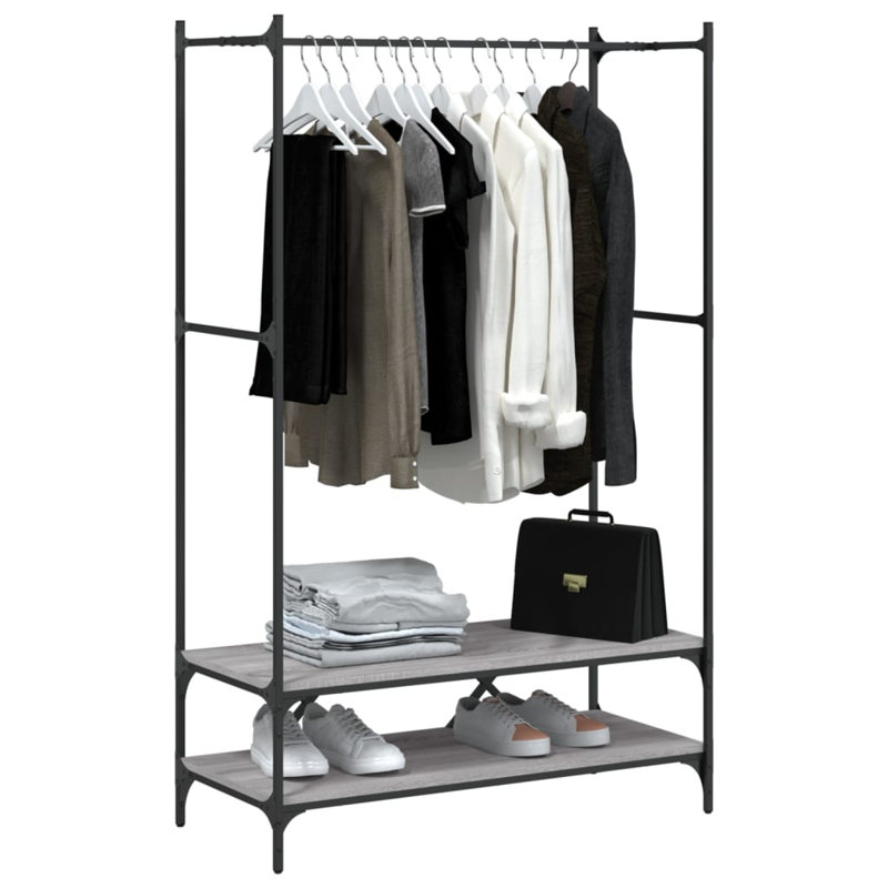 Caledon 100cm Clothing Rack, Grey Sonoma