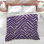 Purple Zigzag Pattern Comforter