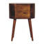 Table de chevet ovale 20 po