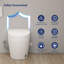 Toilette à bidet intelligente sans réservoir Piedmont