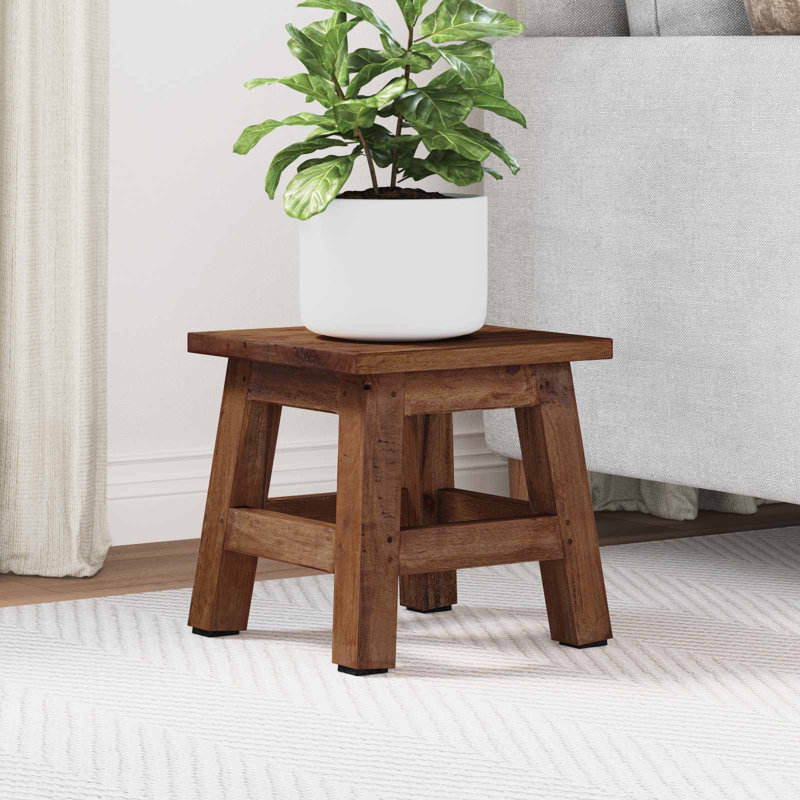 Solid Wood Accent Stool