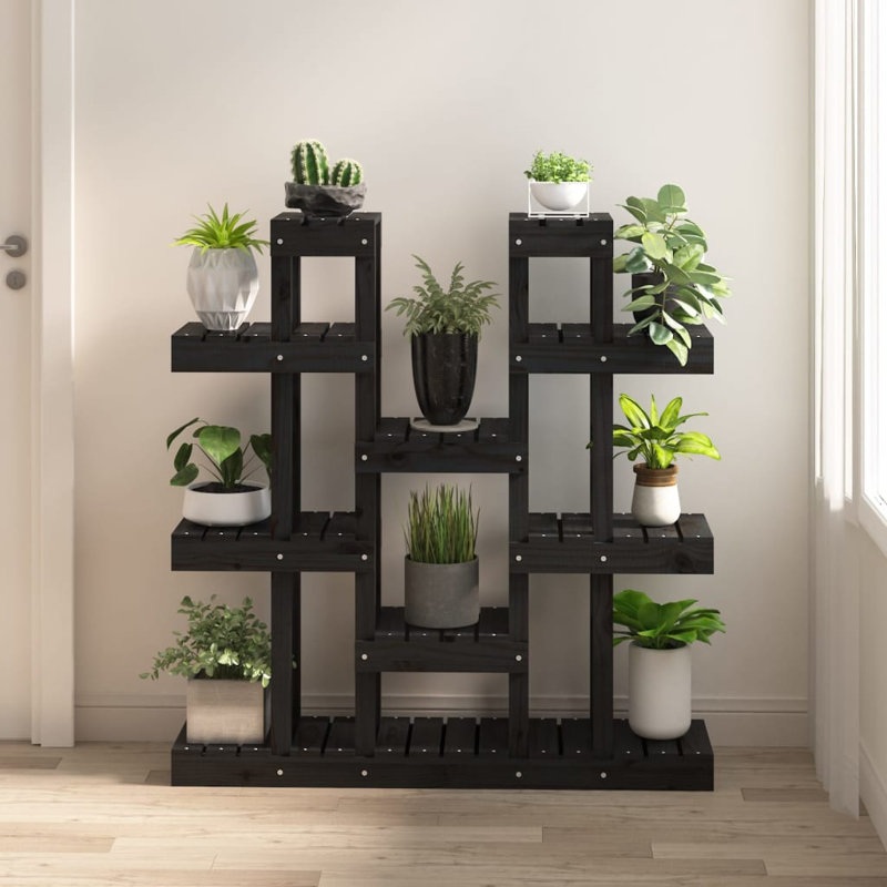 Rucks Plant Stand, black, 104.5 x 25 x 109.5 cm