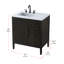Meuble-lavabo simple 32 po-973040206