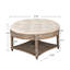 Table basse avec repose-pieds capitonné-1350096391