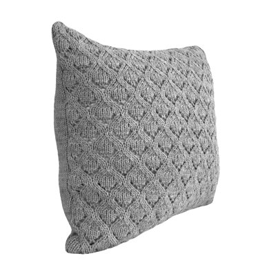 Housse et insert de coussin carré Seng Tricot # 5 - Élégante décoration décorative pour le salon ou la chambre à coucher - Cosy & Stylish