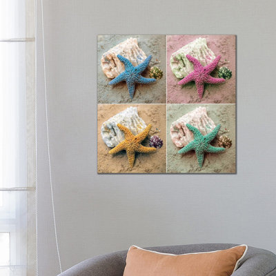Colorful Starfish by Kathy Mansfield - Gallery-Wrapped Canvas Giclée on Canvas