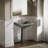Memoirs Rectangular Pedestal Bathroom Sink with Overflow-19195569-10939915
