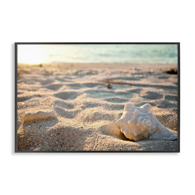 Conch Shell in Sand, estampe numérique par Susan Bryant