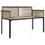 Poly Rattan Outdoor Bench-1324912485-1324912486