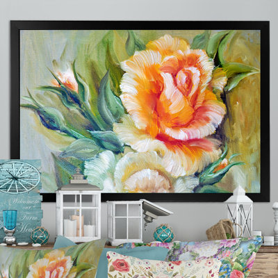 " Yellow Roses " Painting Print