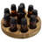 10-Slot Round Essential Oil Bottle Storage Display Rack