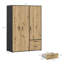 Taneem 3 Door Manufactured Wood Wardrobe