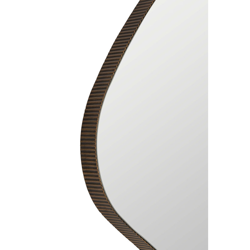 Andy Small Gold Wall Mirror, 32" x 31"