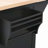 56.5'' Kitchen Island with Drop Leaf, Power Outlet, Embossed Vertical Stripe Rolling Kitchen Cart on Wheels with 4 Doors , 5 Deep Drawers and Adjustable Shelves, for Kitchen, Dining Room-456290366
