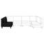 Tayyibah Eucalyptus Outdoor Armless Lounge Chair-926316436