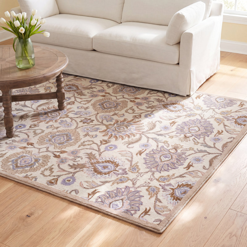 Arden Wool Floral Indoor Rug, Runner 3' x 12'