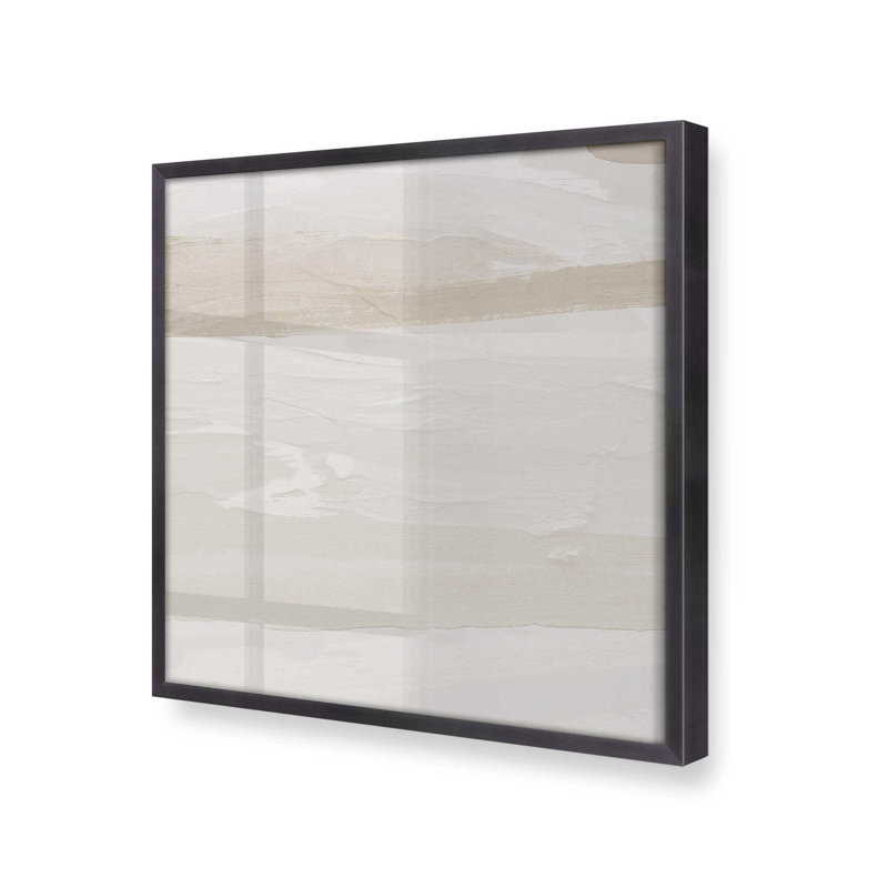 «So l'apaisant Sahara V1» sur toile, H 17,75 po x l 17,75 po x P 1,25 po, Papier photo encadré zinc vieilli