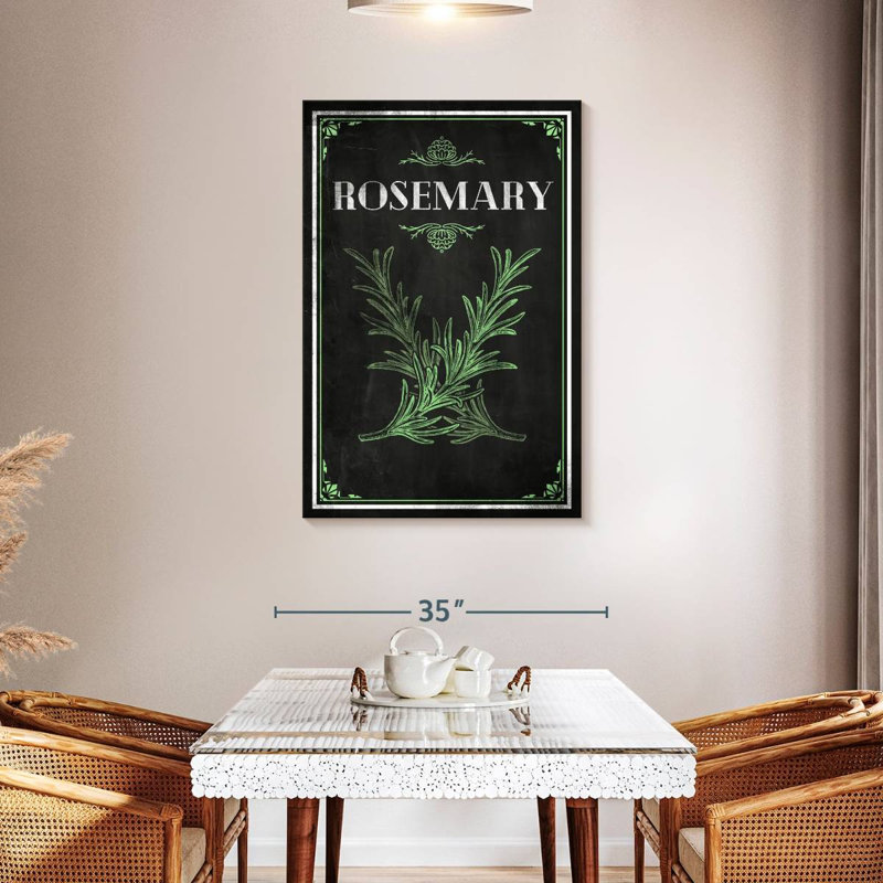 Fresh Rosemary, 45" H x 30" W