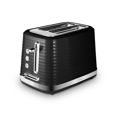 Tower Saturn 2-Slice Toaster with 7 Browning Levels, Defrost/Reheat/Cancel