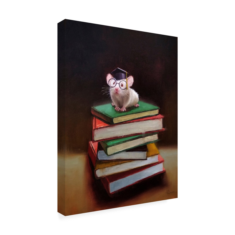 Lucia Heffernan 'The Valedictorian' Animal Canvas Art