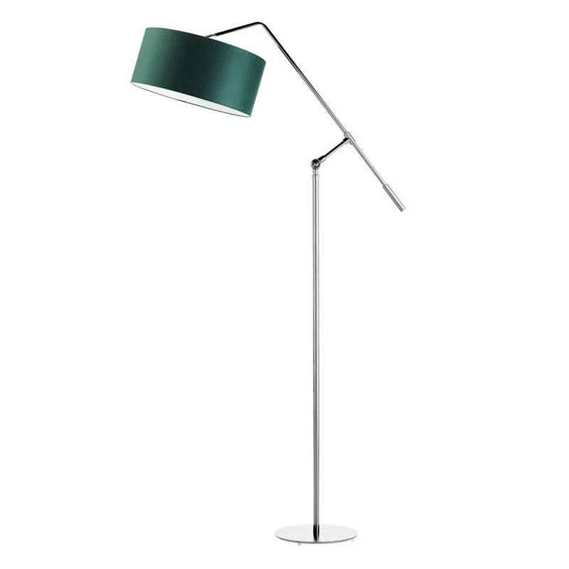Hanskarl 170 H cm Task Floor Lamp, Bottle Green, Silver