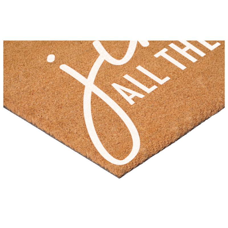 Paillasson blanc 17 "x 29", L 17 po x L 29 po, Blanc