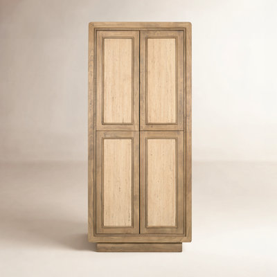 Kavita Travertine Mango Accent Cabinet