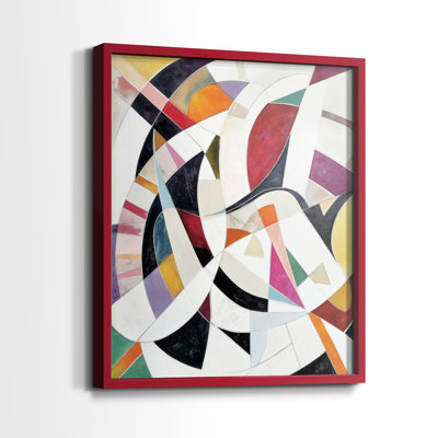 Série ABSTRACT LIX - reproduction encadrée de qualité supérieure - prête à être accrochée - aucun clou requis