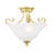 Aquala Glass Semi Flush Mount-20317236