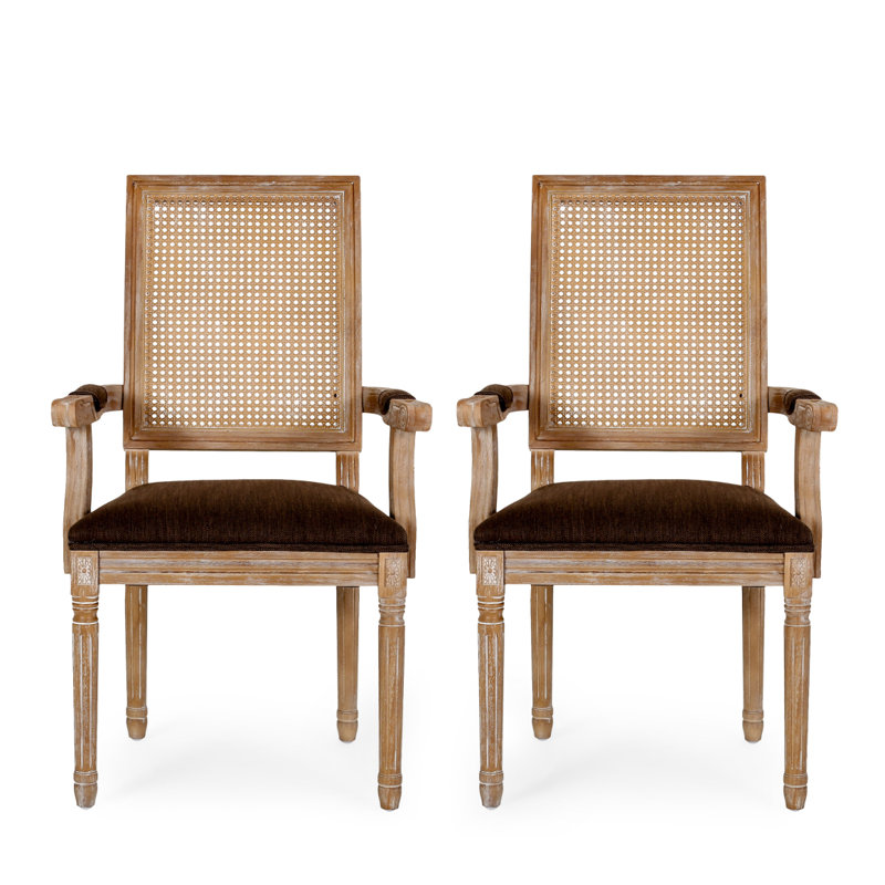 DINING CHAIR, Brown, Natural