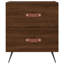 Hilaire 40cm W Iron Bedside Table-125113102-125113100