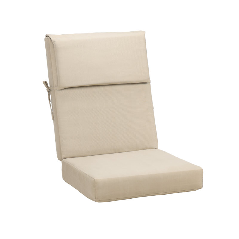 20 x 20 Inch Outdoor Rocking Chair Cushion Set, Khaki