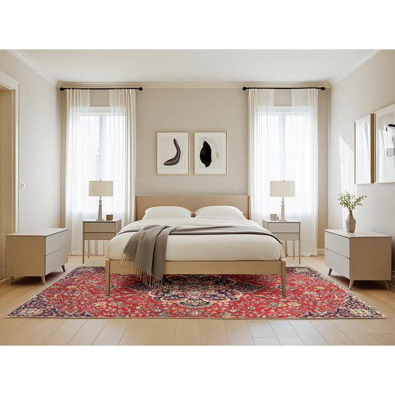 Oriental Indoor Rug, Rectangle 5' x 8'