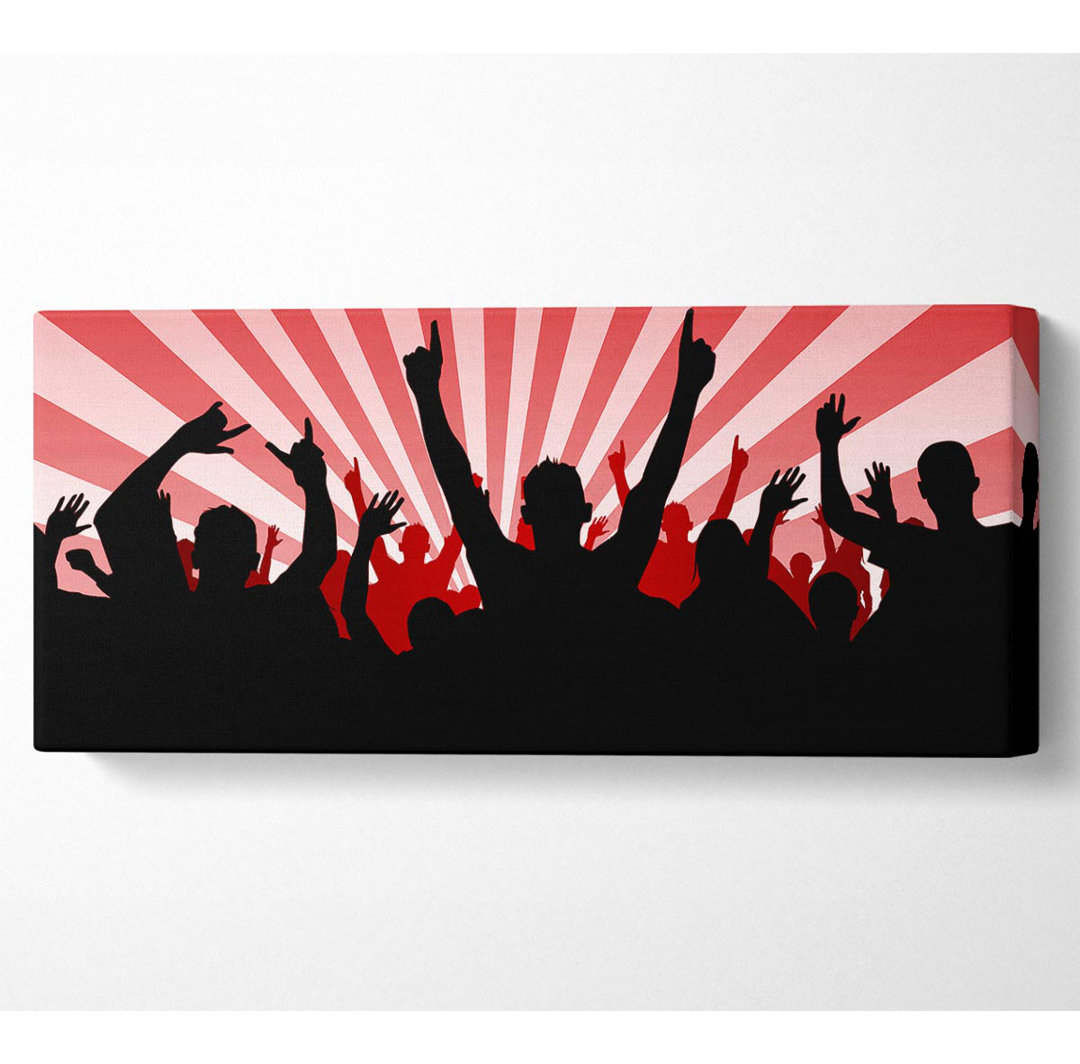 Red Rave - Kunstdrucke auf Leinwand - Wrapped Canvas