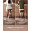 Ensemble de 2 tabourets de bar à hauteur de comptoir EKHO Collection