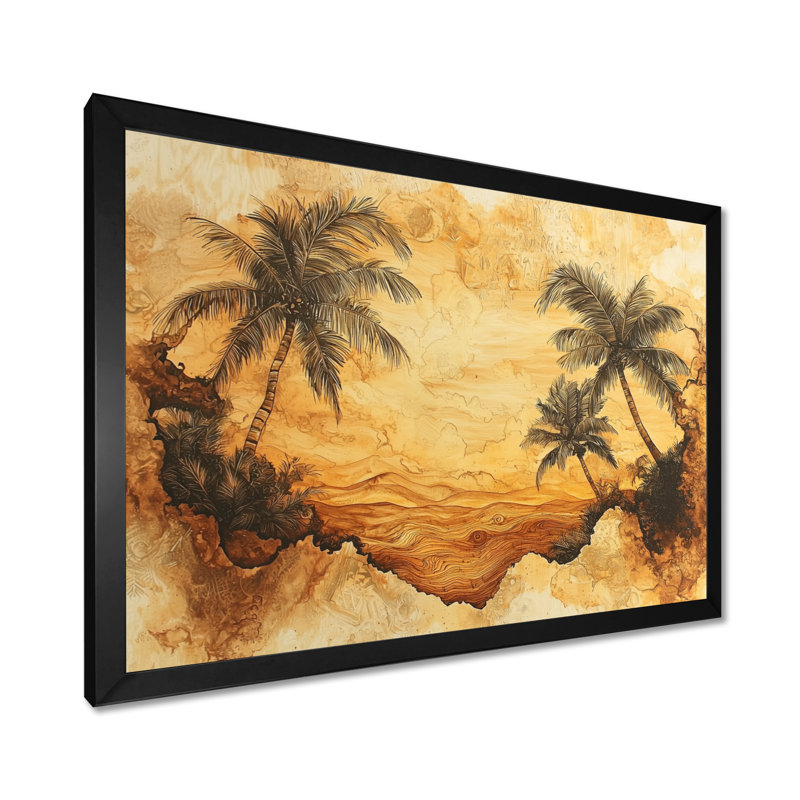 Clemetine - Floral Wall Art, Single Picture Framed Print, Black, 12" H x 20" W