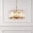 Ellcey 6 - Light Dimmable Drum Chandelier