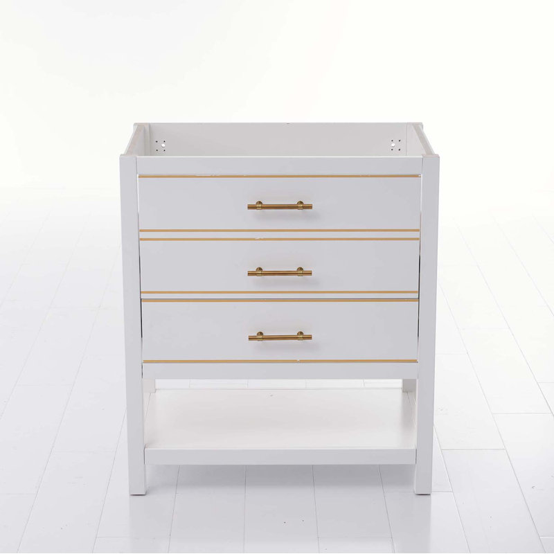 29.13'' Single Bathroom Vanity Base Only, White