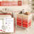Niccolas 12 Drawer Storage Drawer with Locking Wheels-177284955