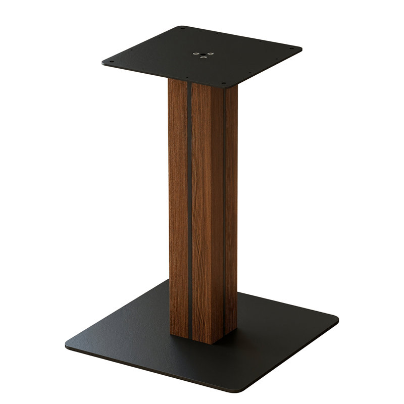 Pied de table métallique à cadre ouvert et à un seul piédestal, hauteur 27,56 po (671-TL)