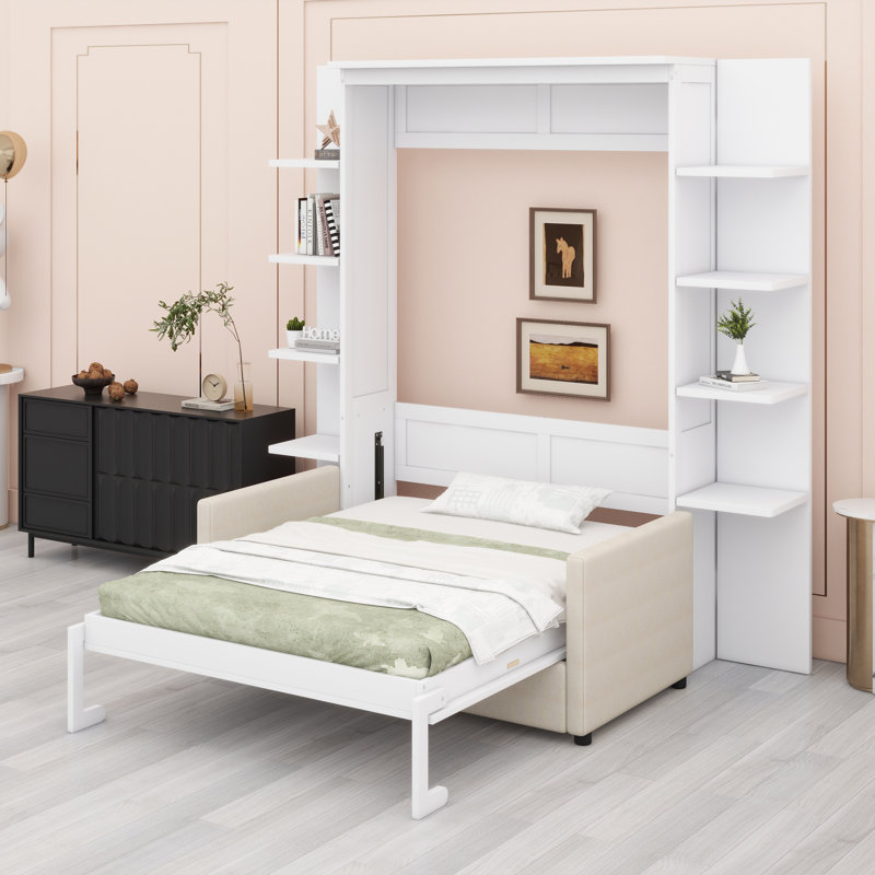 Murphy Wall Bed with Built-in Sofa