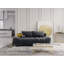 Nicolus 3 Seater Velvet Sofa Bed-439193538