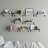 17" X 4.5" Floating Bookshelves, Real Wooden Shelves, Wall Mounted Shelves For Living Room And Home Organization, Decorative Shelves, Rustic & Scandinavian Decor, Room Organization, Hanging, Natural, 20 Pcs-251426522